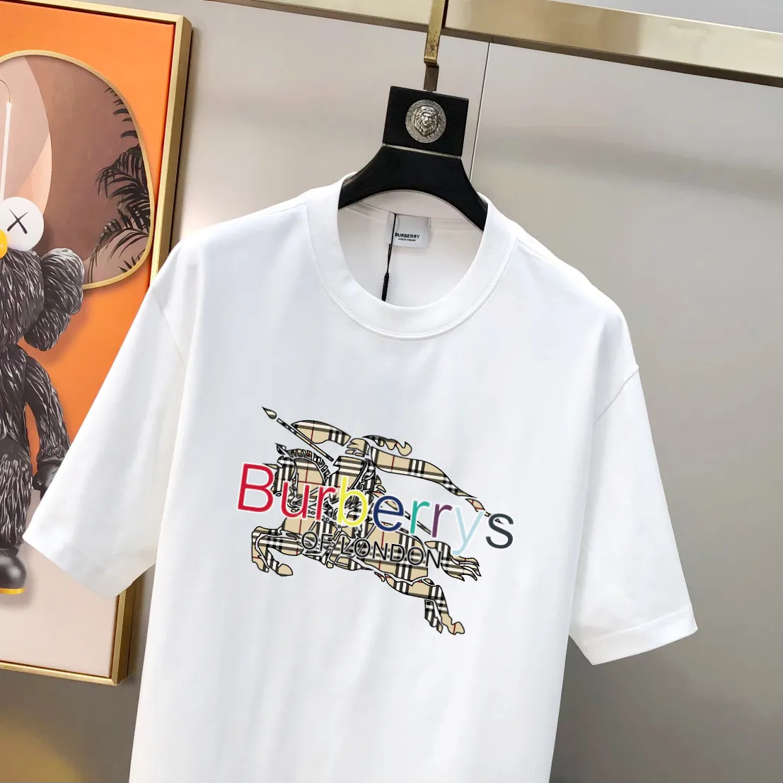 Burb** New Arrival Original T 🔥 ✨✨Premium Quality OS Hot Sale✨✨ logo 100% Factory Size：S-2XL Black White
